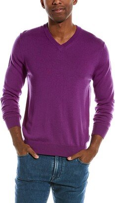 Quincy Wool V-Neck Sweater-AH