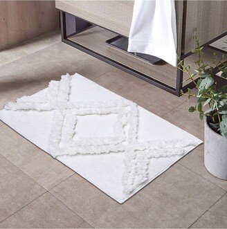 Pure Bath Alton Tufted Cotton 2-Pc. Bath Rug Set