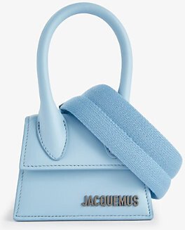 Light Blue Le Chiquito Homme Leather Cross-body bag