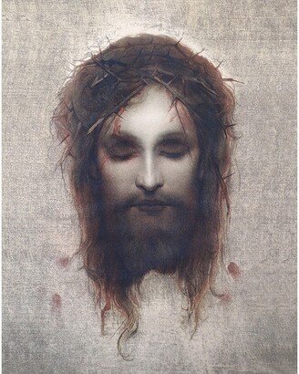 Holy Face Of Jesus, Veil Veronica By Gabriel Max, Shroud, Catholic Plaque, Religious Gifts, Real Jesus Prayer Corner Icon