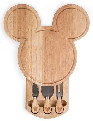Serveware Disney Mickey Mouse Head Shaped Cheese Board With Tools