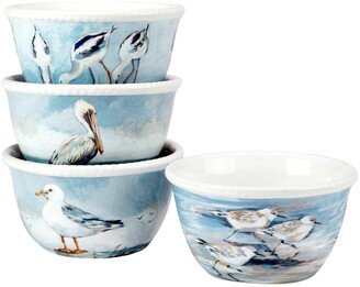 Shorebirds Ice Cream Bowl, Set of 4