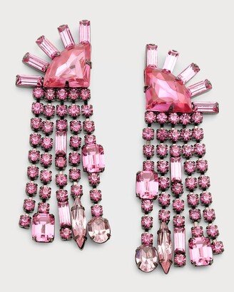 Glora Crystal Fringe Earrings