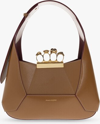 ‘Jewelled Hobo’ Handbag - Brown