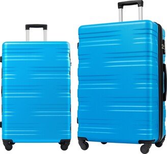 GREATPLANINC Luggage Sets of 2 Piece Carry on Suitcase Airline Approved,Hard Case Expandable Spinner Wheels