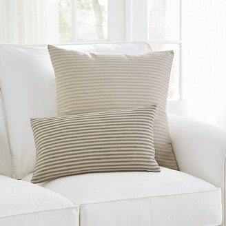 Alder Striped Pillow Brown 12 x 20