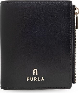 Camelia Logo-Lettering Bi-Fold Wallet-AA