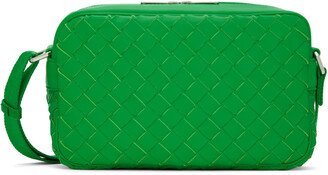 Green Classic Intrecciato Messenger Bag