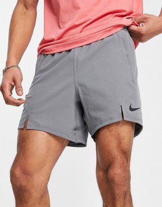 Nike Training Dri-FIT Flex 6-inch shorts in red