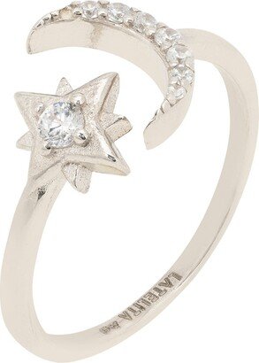 Latelita Astrid Moon & Star Ring Silver