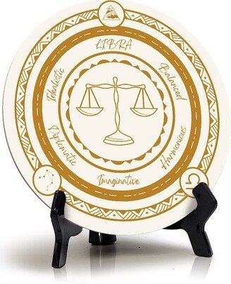 Libra Zodiac Circle Table Sign |