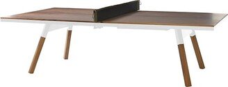 You and Me Walnut Ping Pong Table-AA