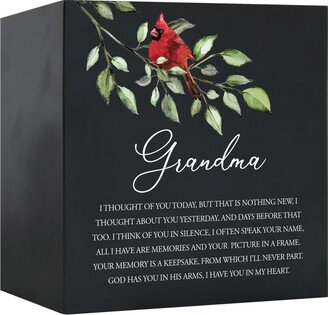 Uv-Printed Cardinal Cremation Shadow Box Urn For Human Ashes | Gifts Memorial Keepsake-AE