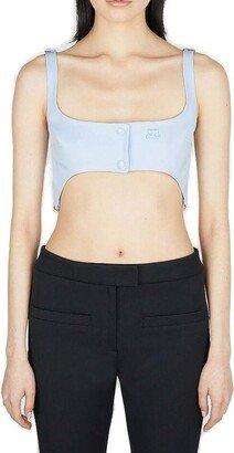 Twill Suspenders Bra-AA