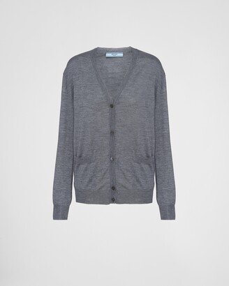 Wool And Cashmere Cardigan-AA