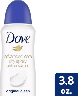 Dove Beauty Original Clean 48-Hour Antiperspirant & Deodorant Dry Spray - 3.8oz