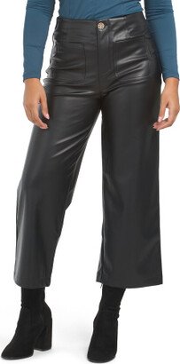 TJMAXX Faux Leather Patch Pocket Pants