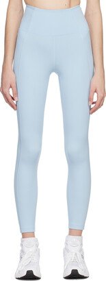 Blue Compressive Leggings