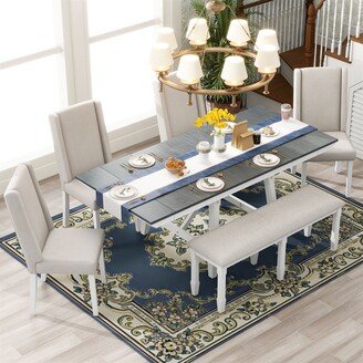 TONWIN 6-Piece Classic Dining Table Set