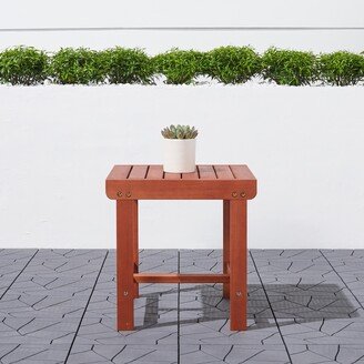 unbrand Wooden Side Table for Patio