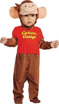 Infant Boys' Curious George Jumpsuit Costume - 12-18 Month - Brown