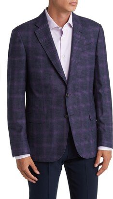 G Line Plaid Virgin Wool Sport Coat