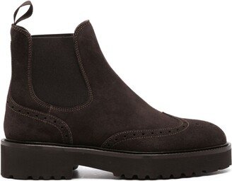 perforated suede Chelsea boots-AA