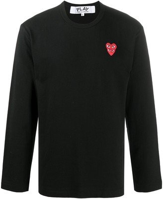 embroidered Two Heart T-shirt