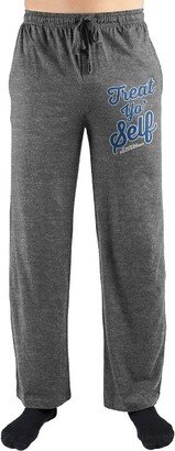 Parks and Recreation Treat Yo Self Mens Parks and Rec Sleep Pajama Pants-X-Large