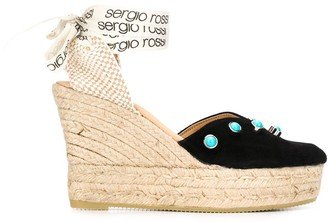 Stone-Embellished Espadrilles