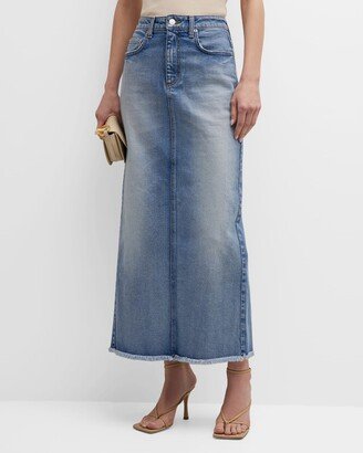 Salon 1884 Cadi Denim Maxi Skirt