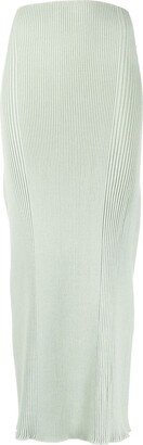 Zero ribbed-knit maxi skirt