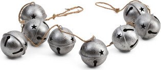 6ft Silver Bells Garland