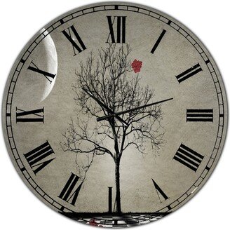 Designart Inevitable Large Cottage Wall Clock - 36 x 36