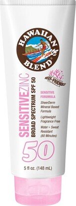 Hawaiian Blend Sensitive Skin Zinc Sunscreen - SPF 50 - 5 fl oz