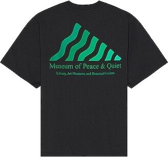 Museum of Peace and Quiet Library T-shirt in Black