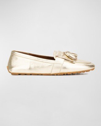 Quinna Metallic Kiltie Tassel Loafers