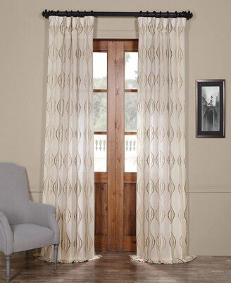 Suez Embroidered Sheer, 50 x 108