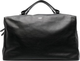 Logo-Lettering Leather Holdall-AA