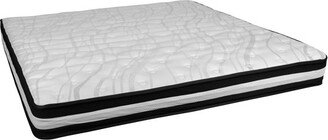 Emma and Oliver 10 Inch Foam and Pocket Spring Firm Mattress, King in a Box