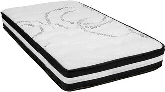 Emma and Oliver 10 Inch Hybrid Pocket Spring Mattress, Twin Mattress in a Box