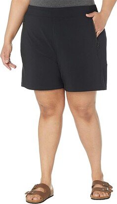 Plus Size Tidal II Shorts (Black) Women's Shorts