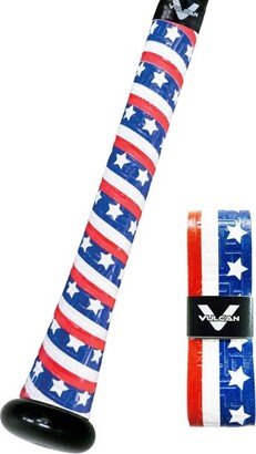 Vulcan USA Series 0.5mm Ultralight Polymer Bat Grip Tape Wrap - Stars & Bars