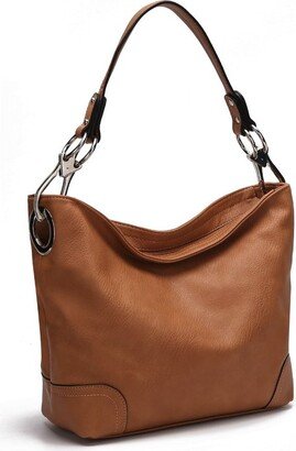 Emily Soft Vegan Leather Hobo Handbag