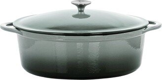 Megachef 7Qt Oval Enameled Cast Iron Casserole-AB