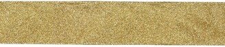 Northlight Shimmering Metallic Gold Christmas Wired Craft Ribbon 2.5