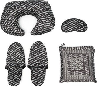 La Greca-patterned travel set