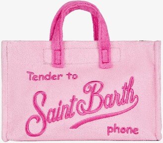 Phone Holder Pink Terry Bag