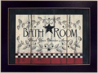 Bathroom By Linda Spivey Ready To Hang Framed Print Collection