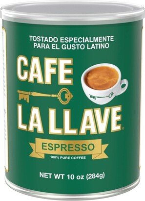 Cafe La Llave Espresso Roast Dark Roast Ground Coffee - 10oz